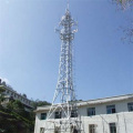 Torre tubular de acero de la torre de la estructura del top de poste de los 30m